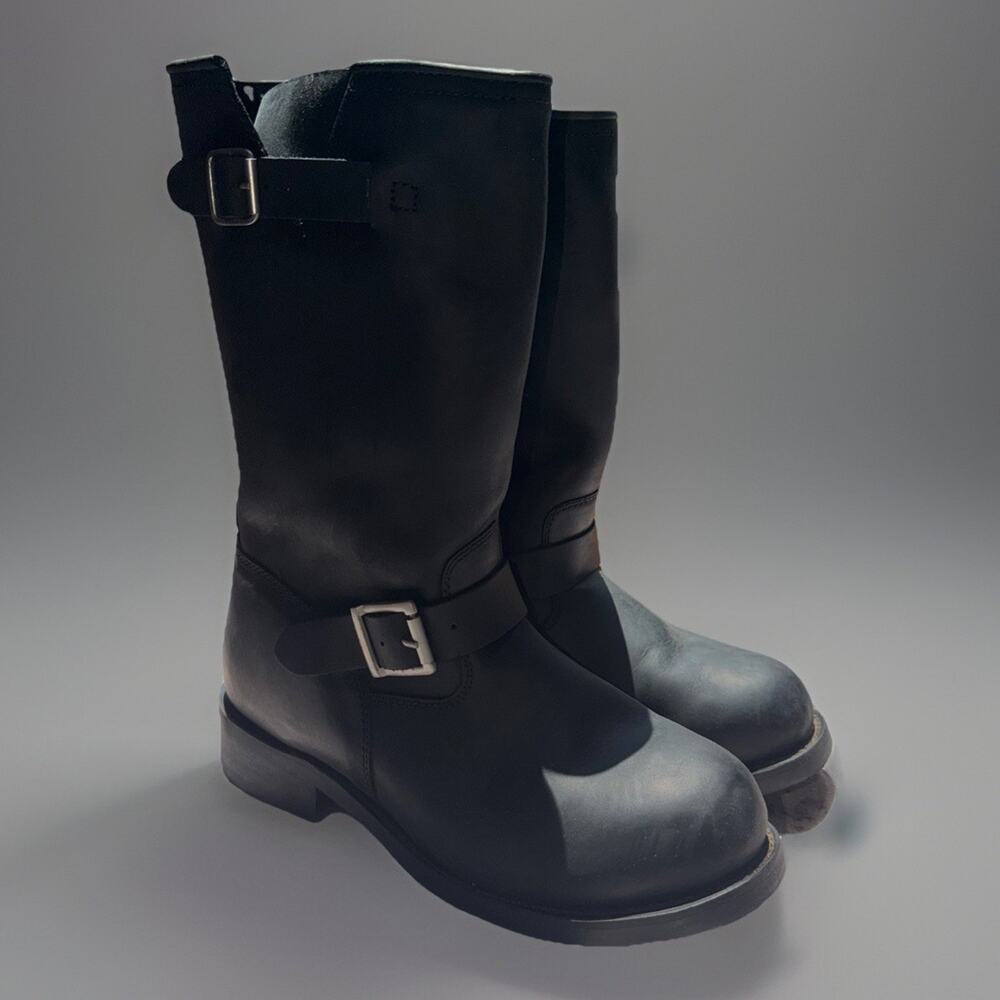 NWOB Mens Dingo Rob Harness Engineer Boots Moto Black 9 EW